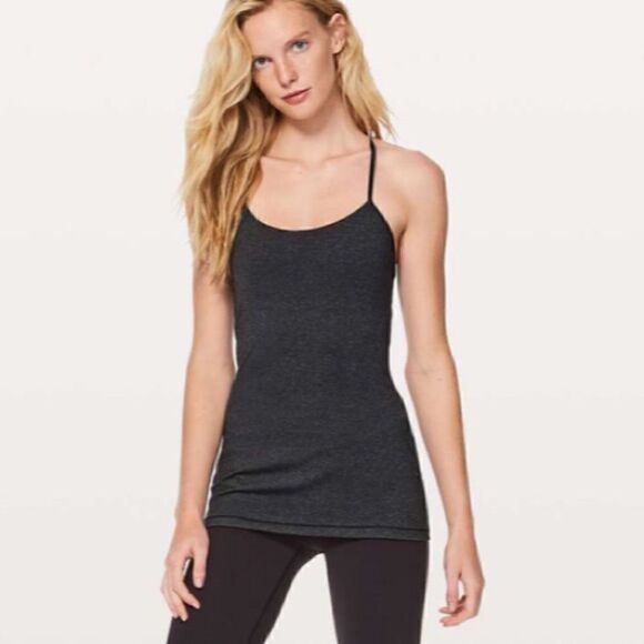 LULULEMON Power Pose Tank *Light Support For A/B Cup
Heathered Black Women’s 4 - Picture 3 of 9